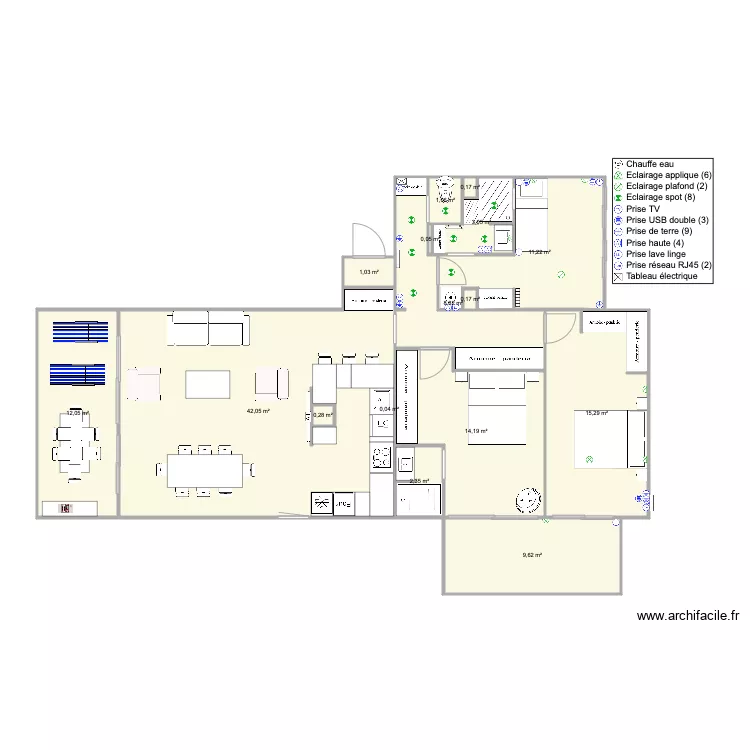 Santa Clara 2 100m2 V2. Plan de Santa Clara 2 100m2 V2. Plan de