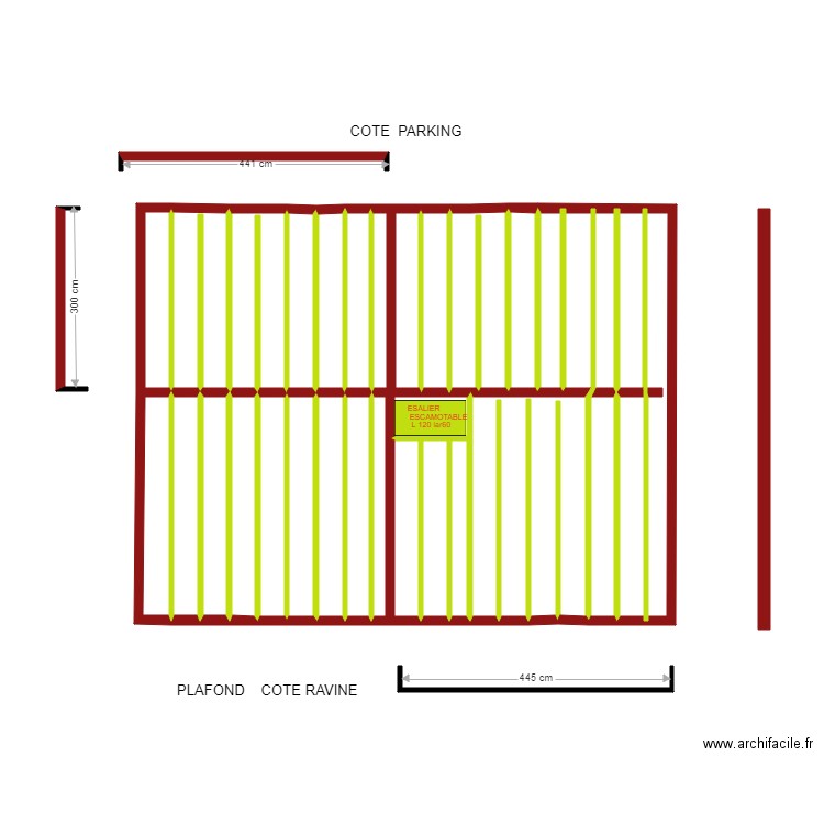 PLAFOND salon 1. Plan de 0 pièce et 0 m2