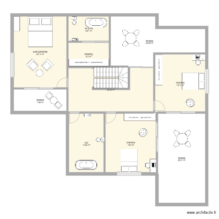 plan 3. Plan de 0 pièce et 0 m2