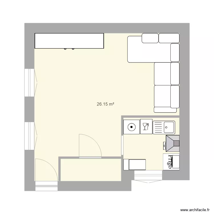 Studio Pierre. Plan de Studio Pierre. Plan de