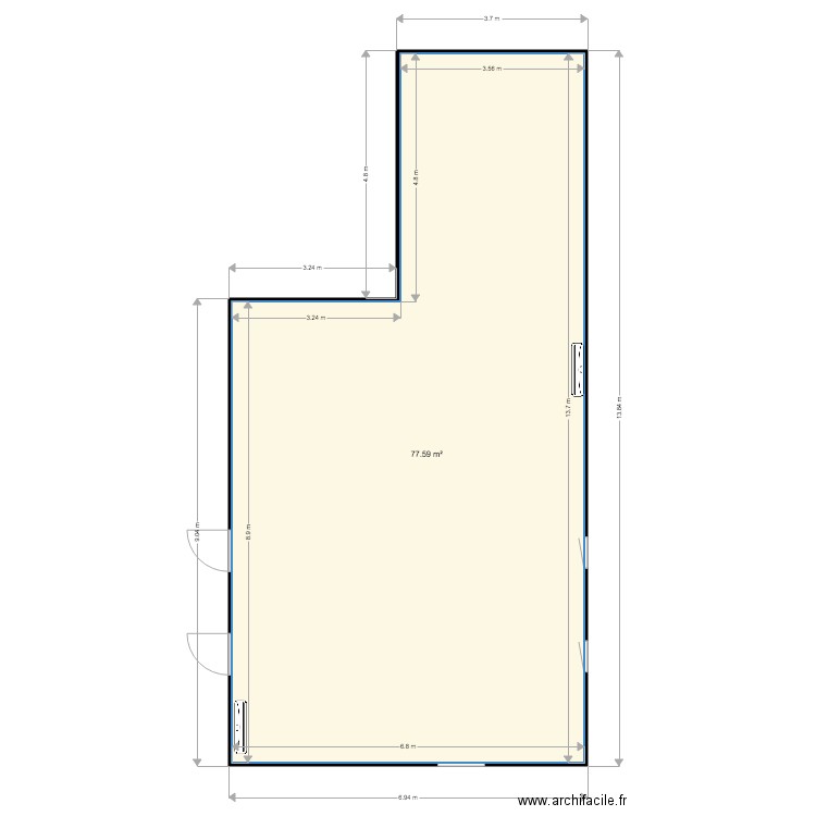 piscine . Plan de 0 pièce et 0 m2