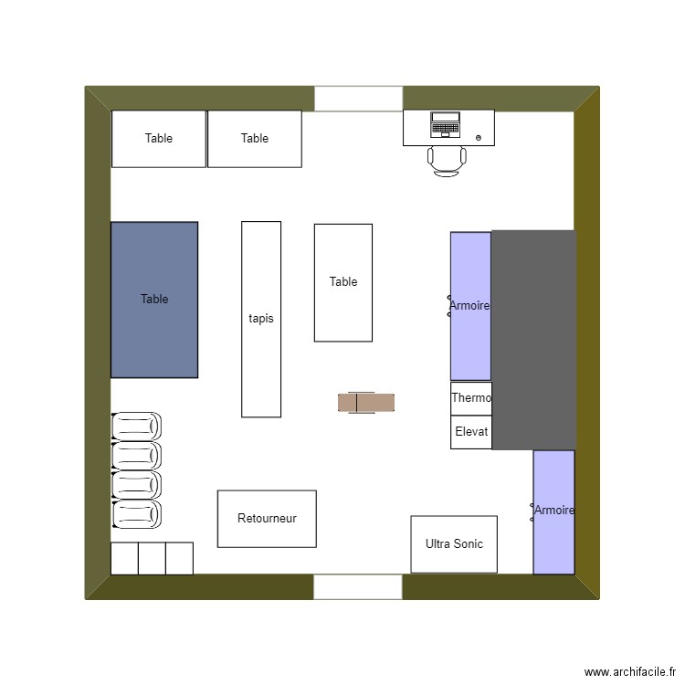 layout. Plan de 0 pièce et 0 m2