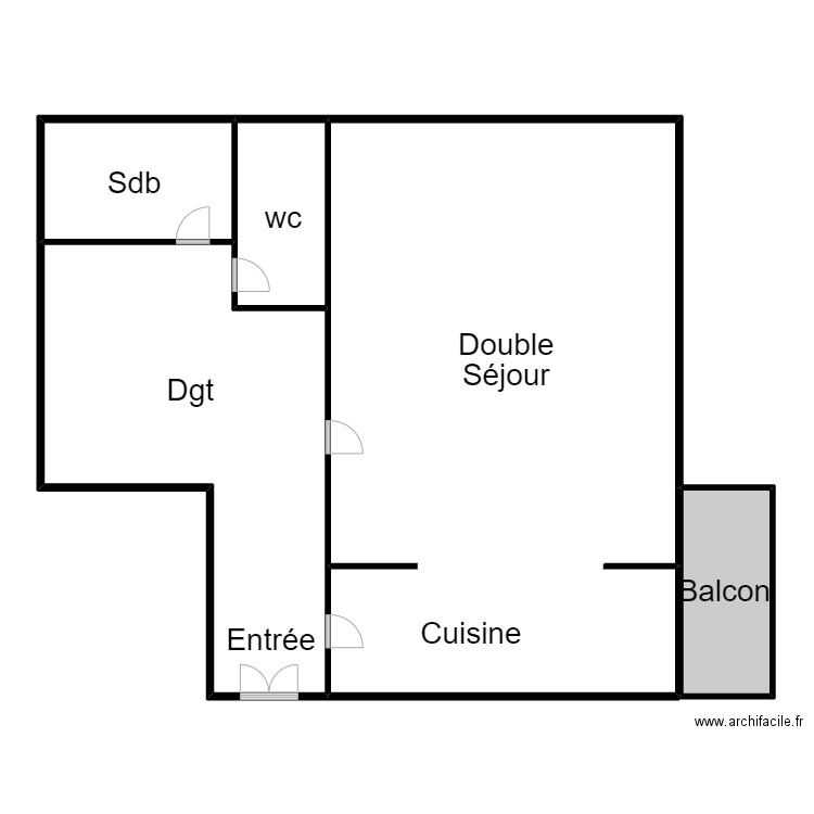 DUPONT 0607. Plan de 0 pièce et 0 m2