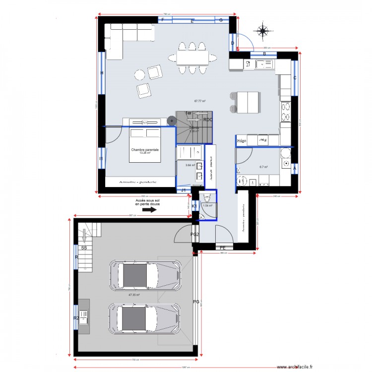 Projet 5. Plan de 0 pièce et 0 m2