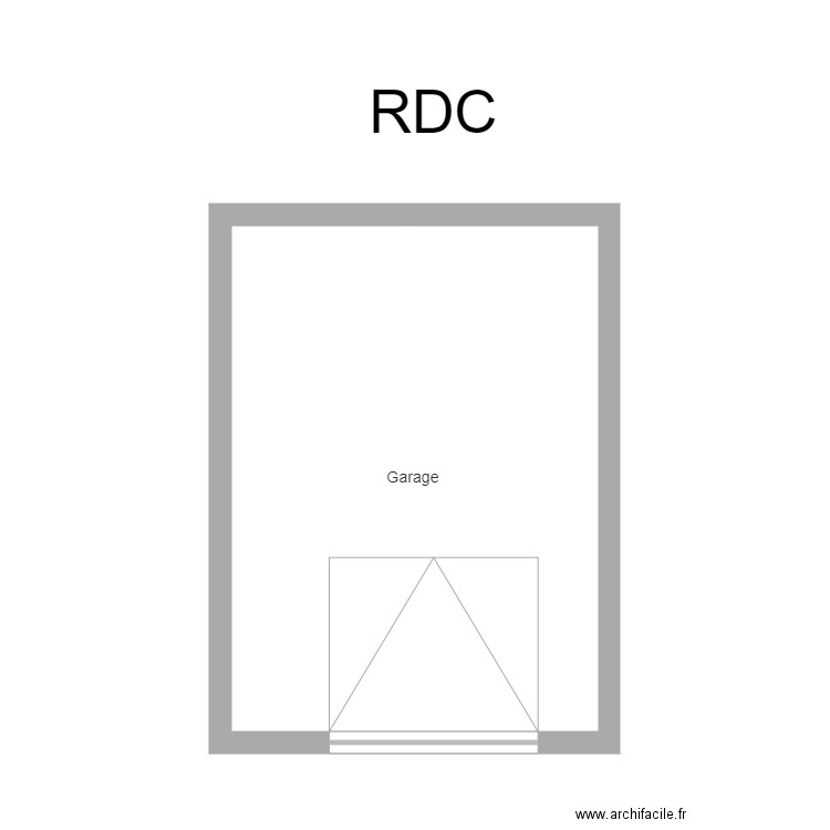 350601039. Plan de 1 pièce et 25 m2