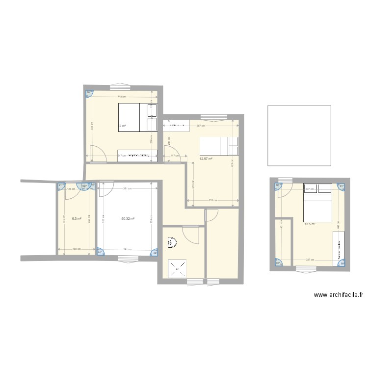Maison Auzielle 3. Plan de 0 pièce et 0 m2