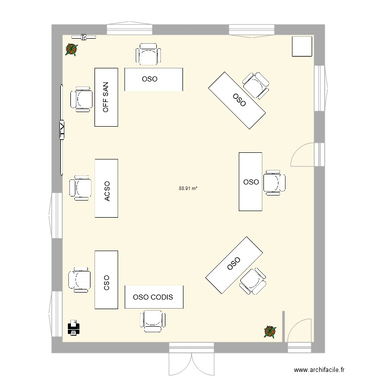 Plan CTA. Plan de 0 pièce et 0 m2