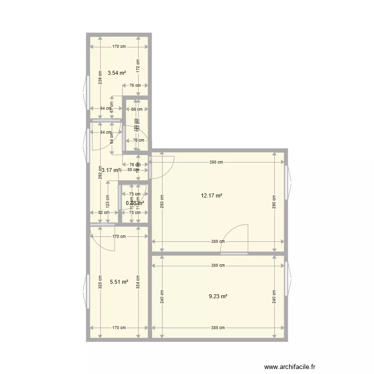 appartement joinville. Plan de 