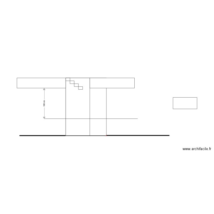 escalier AL et L. Plan de 0 pièce et 0 m2