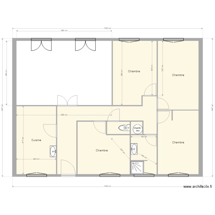 Plan maison. Plan de 0 pièce et 0 m2