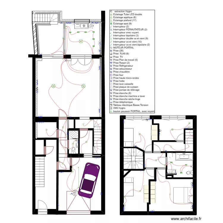 HASAERTS rdc. Plan de 16 pièces et 92 m²