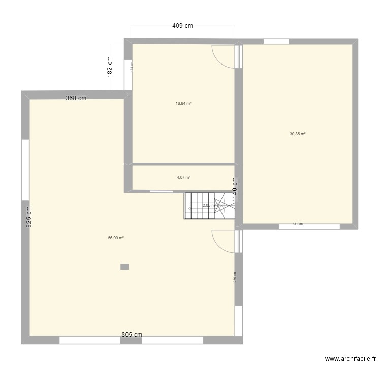 M.Amohgli2. Plan de 18 pièces et 208 m2