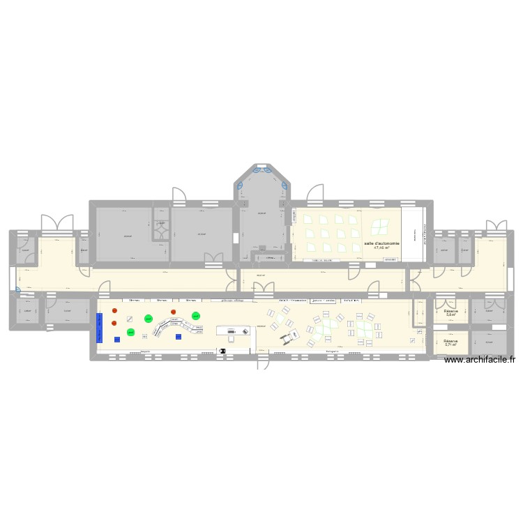CCC N0 apr&egrave;s travaux v4. Plan de 0 pièce et 0 m2