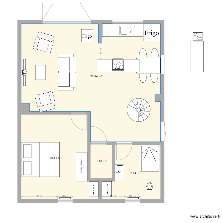 Gites final 9 meuble. Plan de 0 pièce et 0 m2