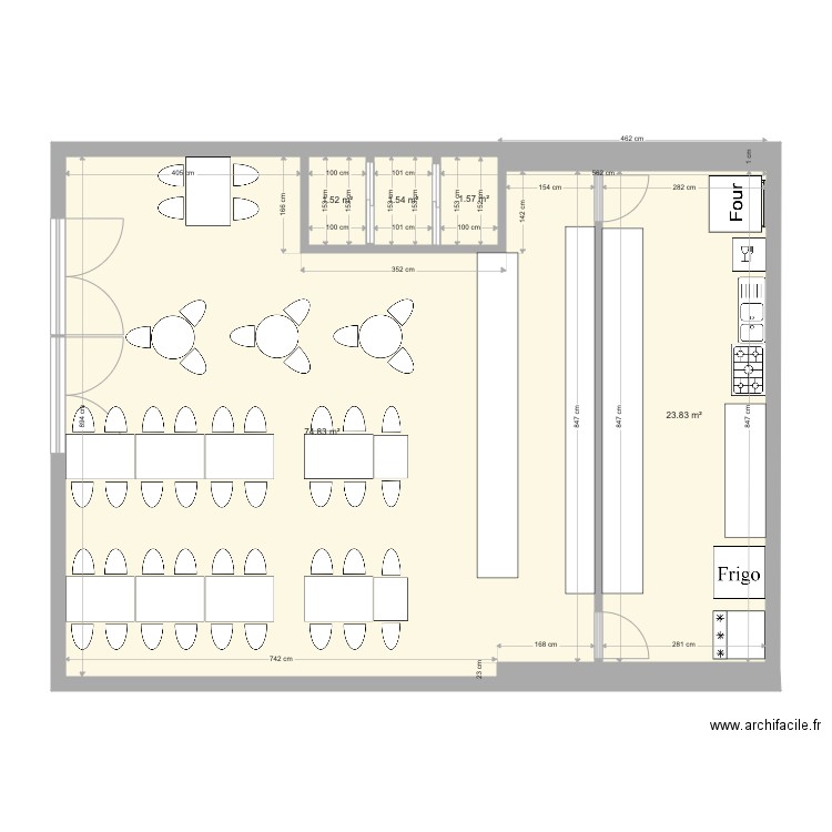 Marsauderies. Plan de 0 pièce et 0 m2