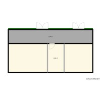 Plan côté terrasse estivale Minicafé