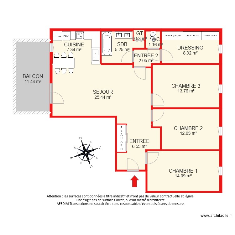 BI 6232. Plan de 0 pièce et 0 m2