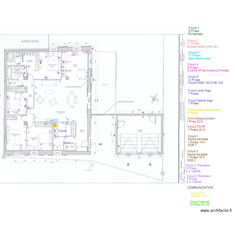 Prise Radiateurs etc Saint Philbert. Plan de 0 pièce et 0 m2