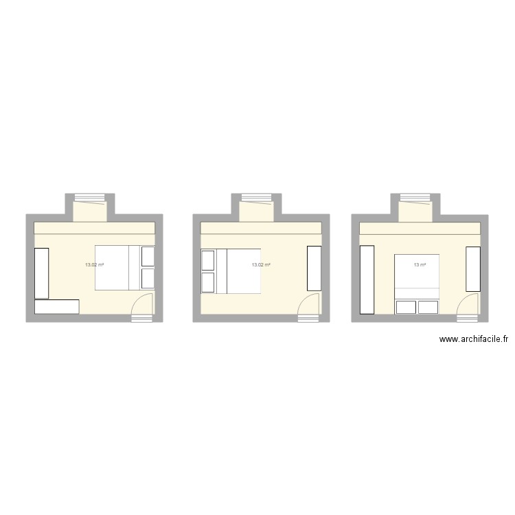 Chambre. Plan de 0 pièce et 0 m2