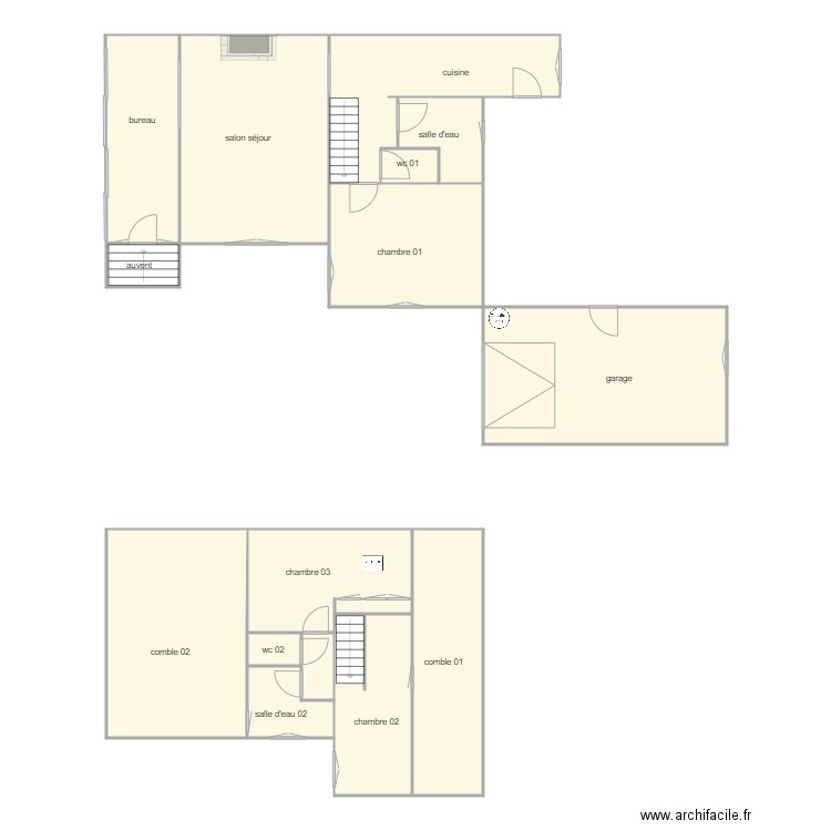 godard 1304 ass. Plan de 0 pièce et 0 m2
