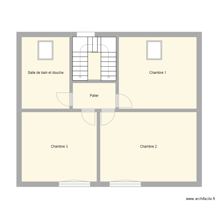 Croquis SCI JARDIN RAISON ETAGE. Plan de 0 pièce et 0 m2