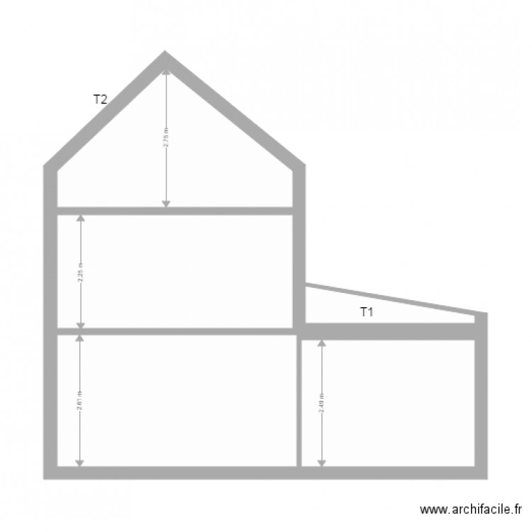 Dragonne coupe. Plan de 0 pièce et 0 m2