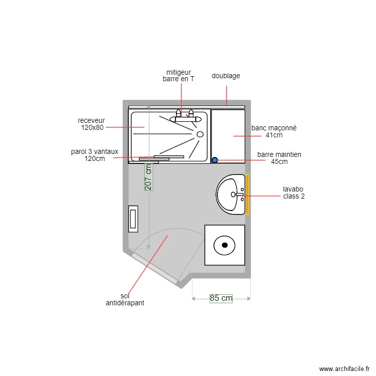 RAMBUTEAU. Plan de 0 pièce et 0 m2