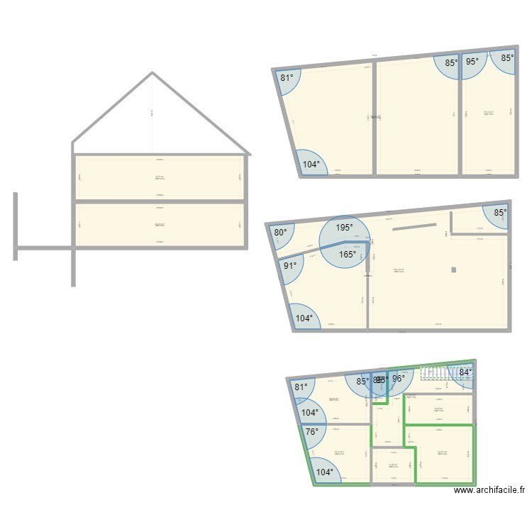 RICHL. Plan de 11 pièces et 360 m2