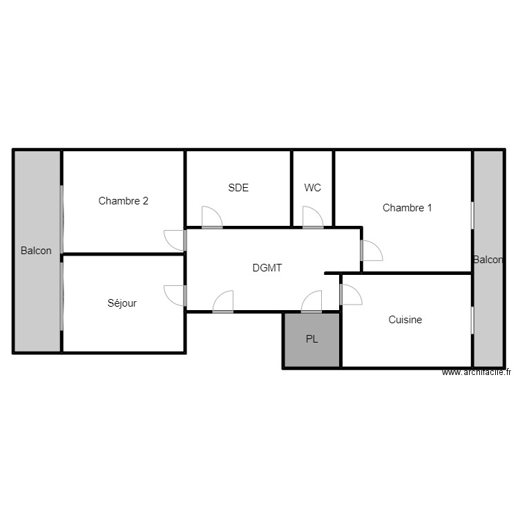 Goncalve. Plan de 10 pièces et 525 m2