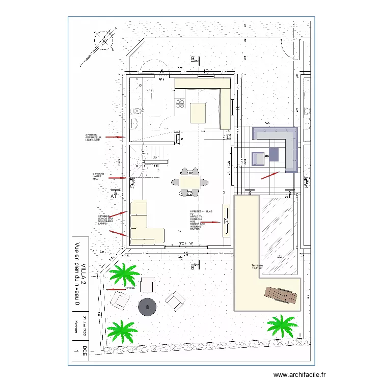 VILLA 2. Plan de 