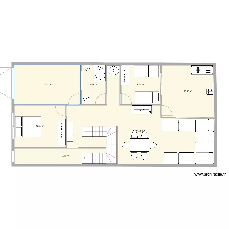 Mon plan maison. Plan de 