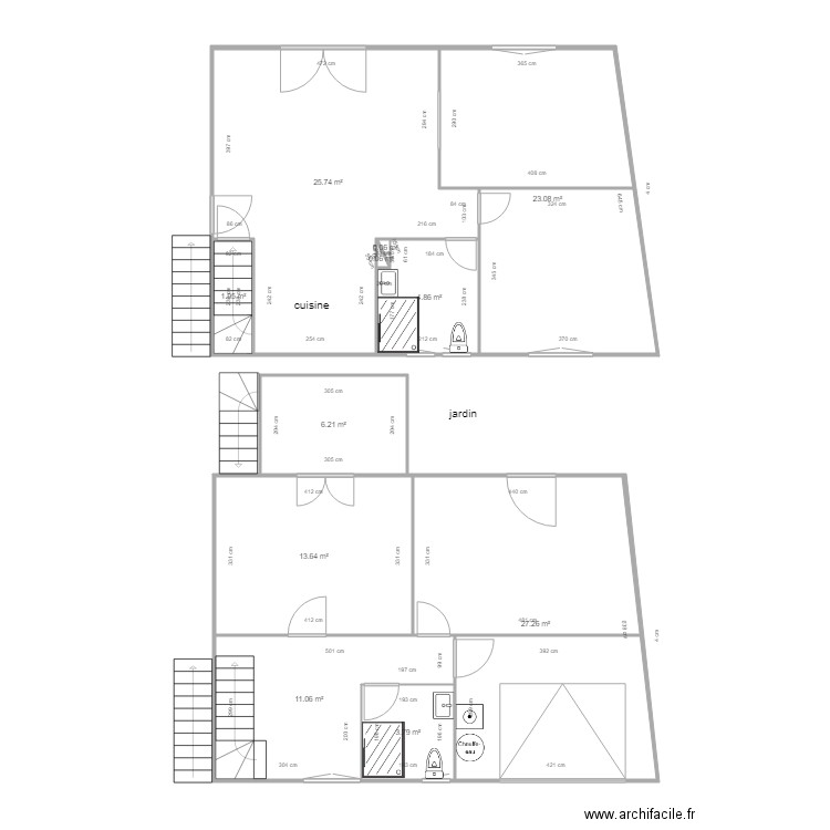 aderiva cotation escalier. Plan de 0 pièce et 0 m2