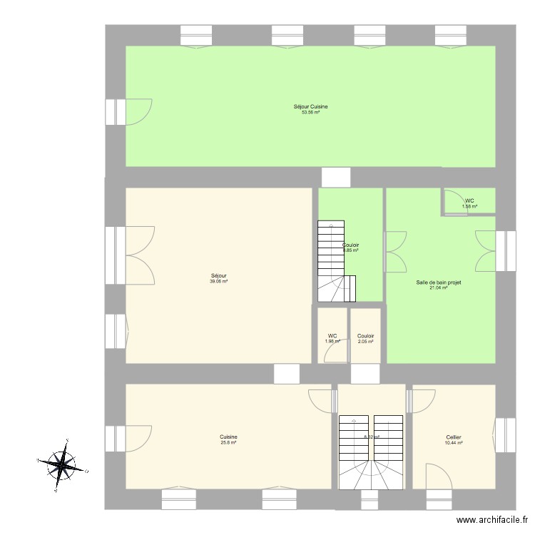 muselenia. Plan de 0 pièce et 0 m2