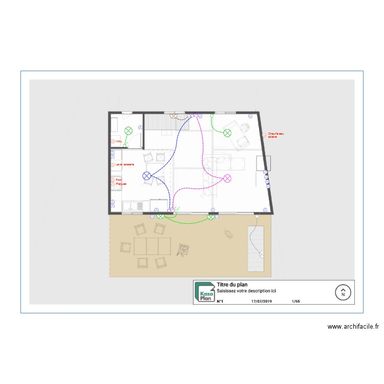 Manu ETAGE. Plan de 0 pièce et 0 m2
