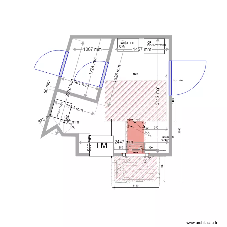 PLAN DE MASSE PROJET VAISON CS4040 STANDARD. Plan de 