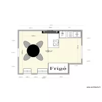 Cuisine + salle &agrave; manger + meubles