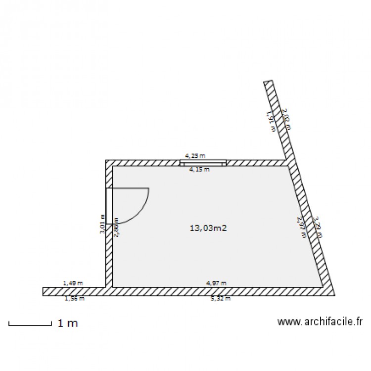 CABANON. Plan de 0 pièce et 0 m2