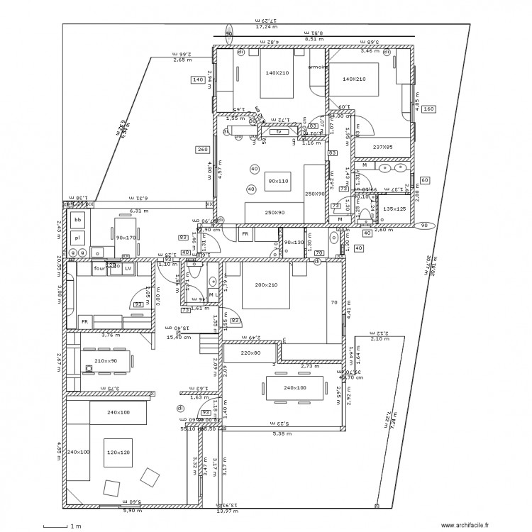 saly 3-4 cm ouvertures. Plan de 0 pièce et 0 m2