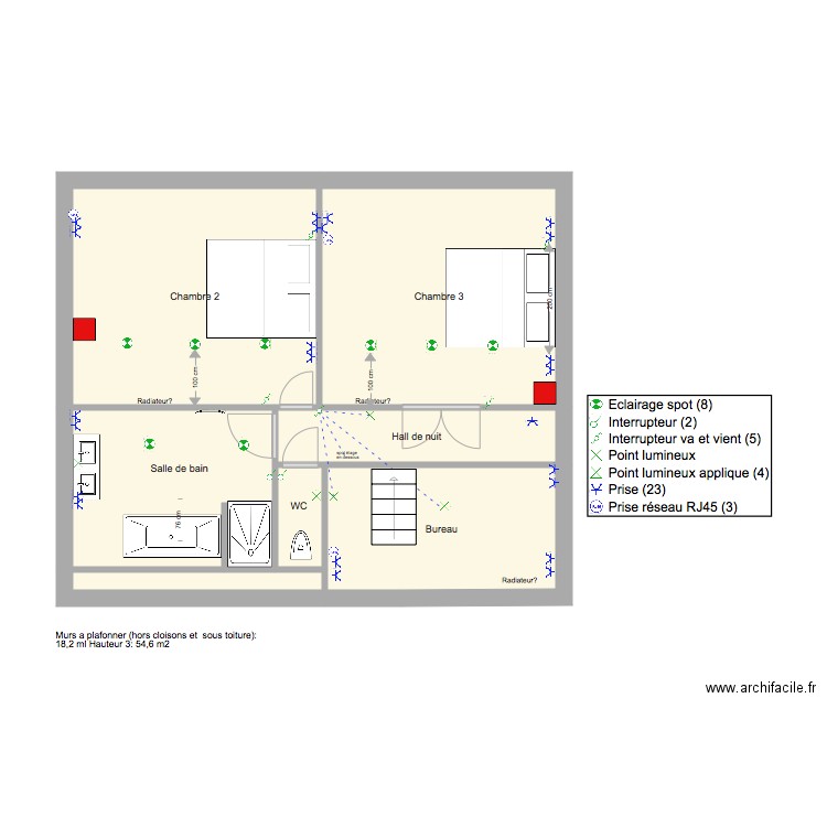 4emeSJ. Plan de 0 pièce et 0 m2