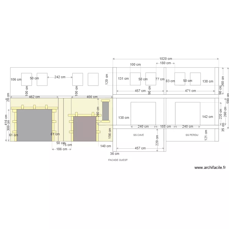 CM OUEST EXT DECO. Plan de 