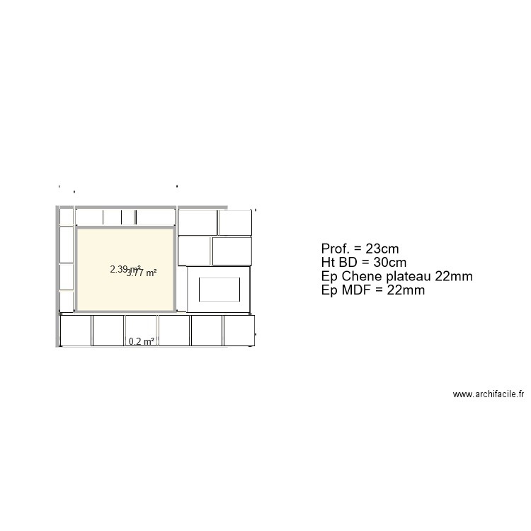 EtagerePDA V1. Plan de 0 pièce et 0 m2