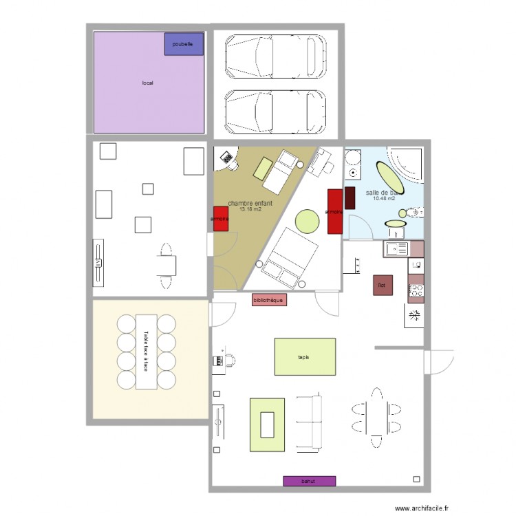 plan de maison f3