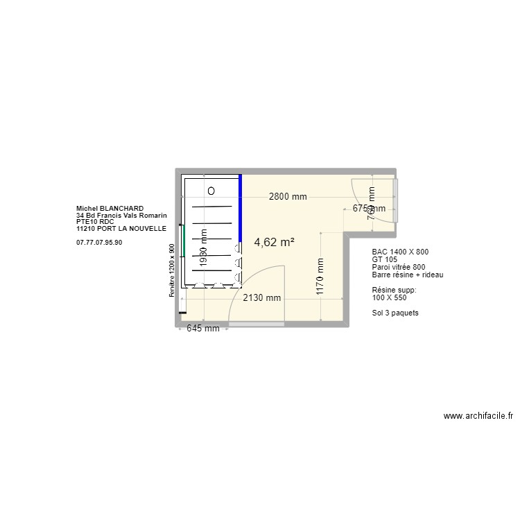 ALOGEA BLANCHARD. Plan de 0 pièce et 0 m2