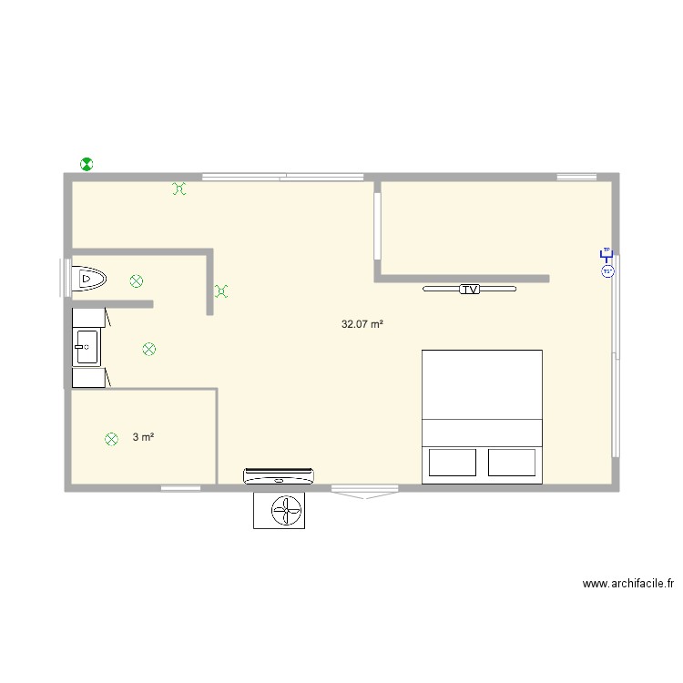 Villa PAPAYE 2. Plan de 0 pièce et 0 m2