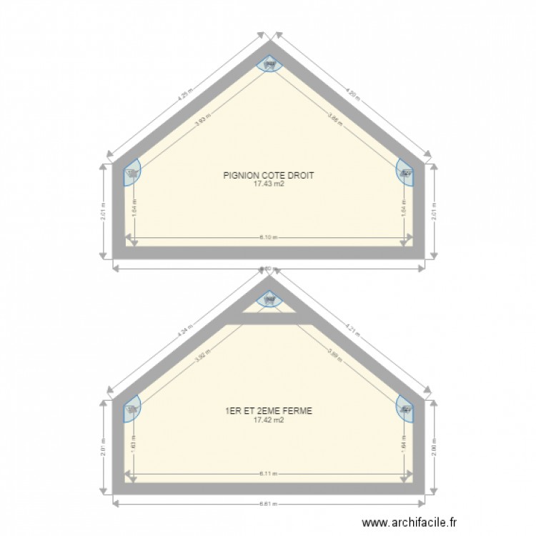 GAMBADE PIGNION. Plan de 0 pièce et 0 m2
