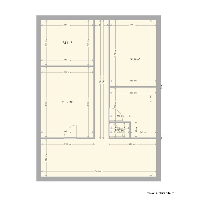 MONOT RDC. Plan de 0 pièce et 0 m2