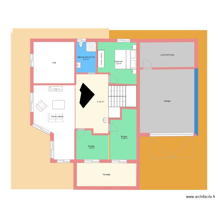 NoirmontEtage17Toit. Plan de 0 pièce et 0 m2