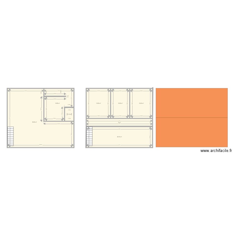 plan vide sur rdc 2. Plan de 0 pièce et 0 m2