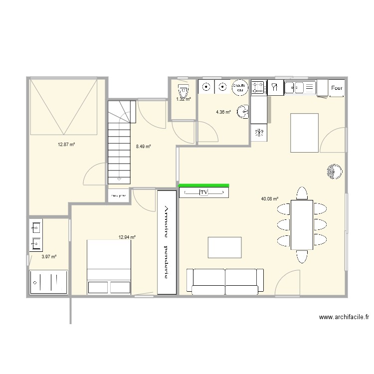 MODELE ECO V2 RDC. Plan de 0 pièce et 0 m2