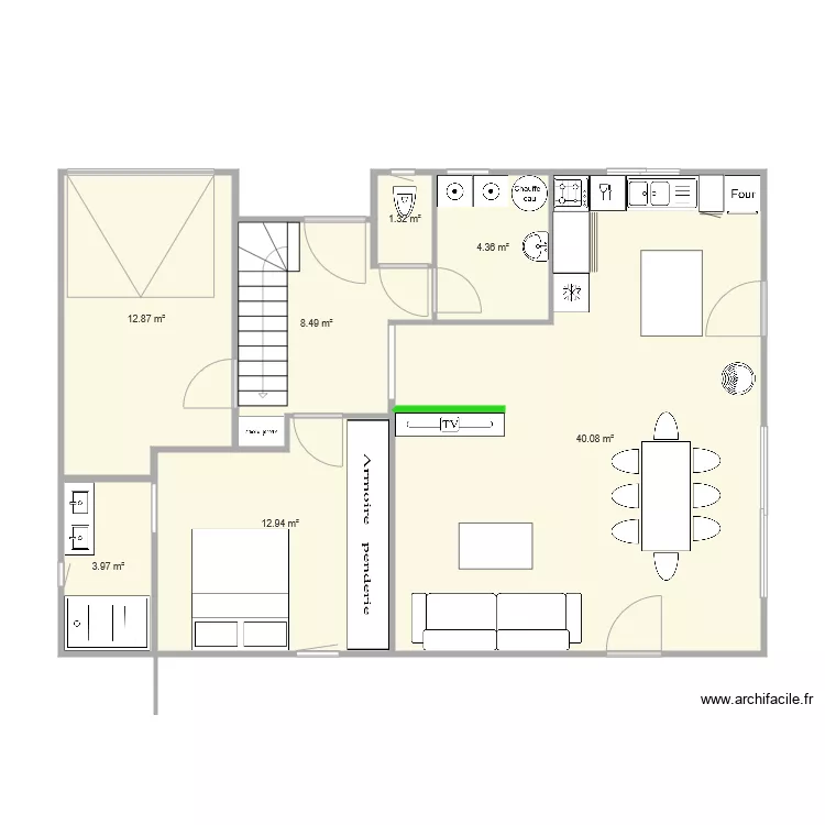MODELE ECO V2 RDC. Plan de 